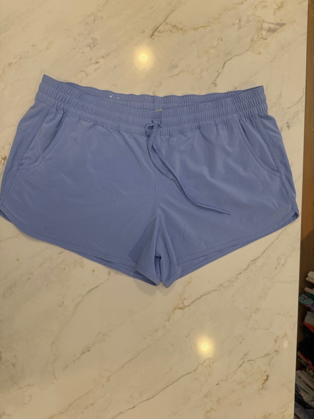 Columbia Women's Athletic Shorts in Periwinkle Blue